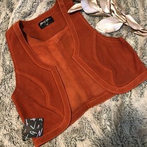 Nasty Gal suede vest💕